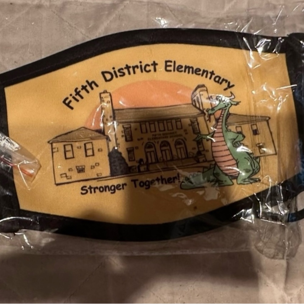 Fifth District Elementary Face Mask-New! Unused!